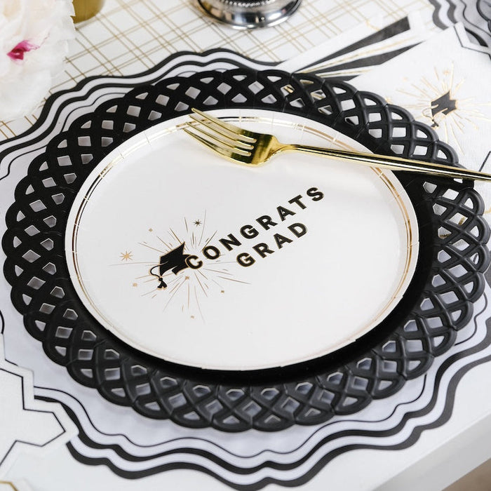 Black & White Fancy Placemats