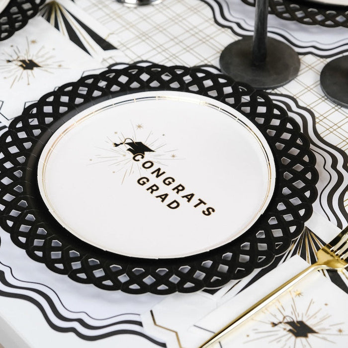 Congrats Grad Graduation Dessert Plates