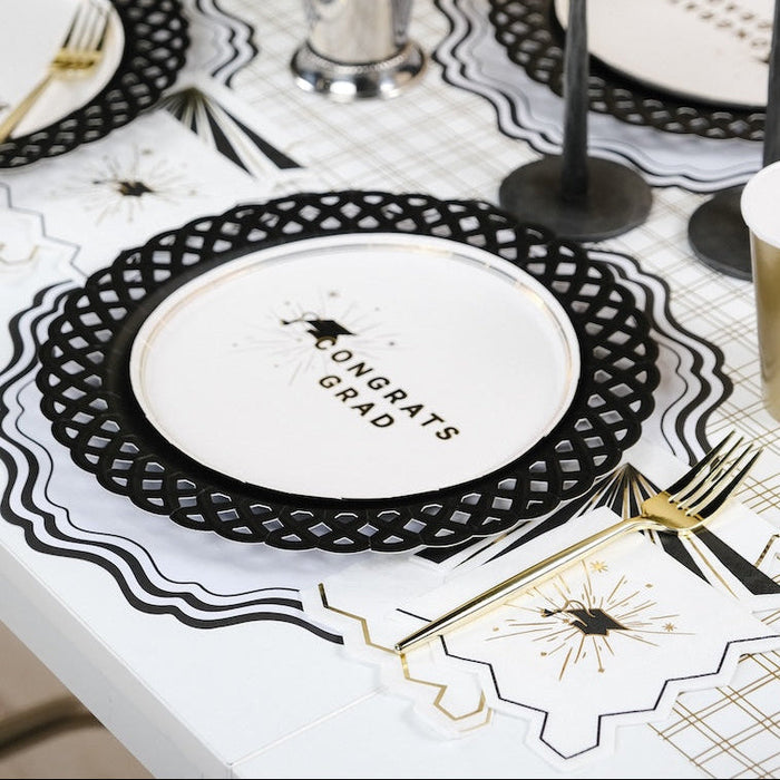 Congrats Grad Graduation Dessert Plates