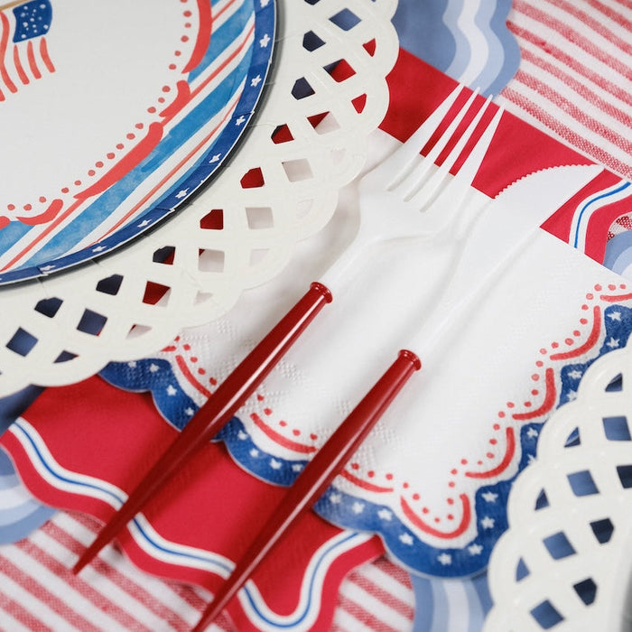 4th of July Patriotic Cocktail Napkin