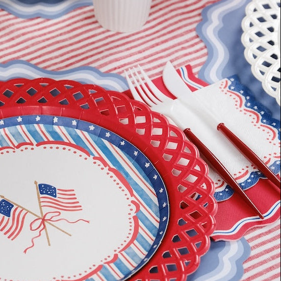 4th of July Patriotic Cocktail Napkin