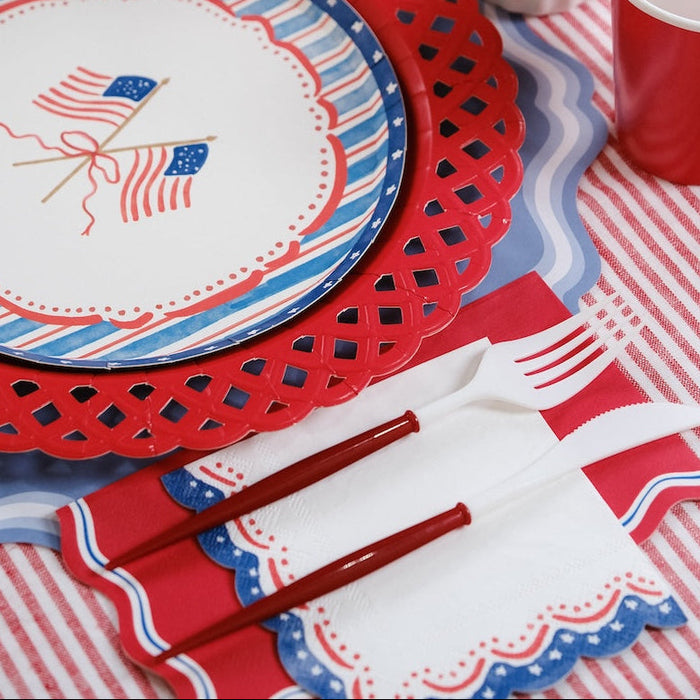 4th of July Patriotic Cocktail Napkin