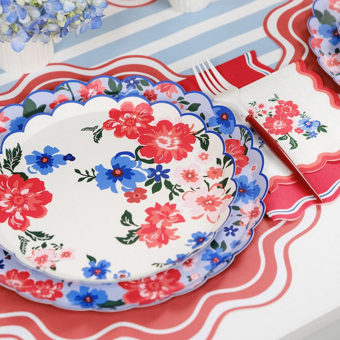 Summer Floral Dinner Plates