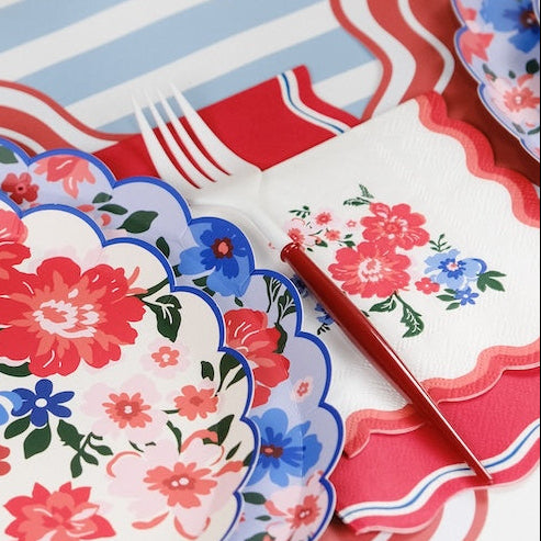 Summer Floral Cocktail Napkins