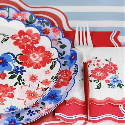 Summer Floral Cocktail Napkins