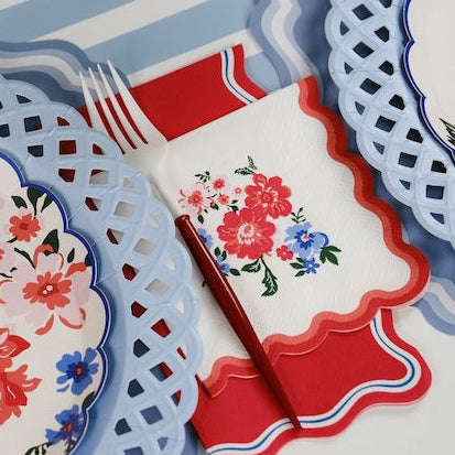 Summer Floral Cocktail Napkins