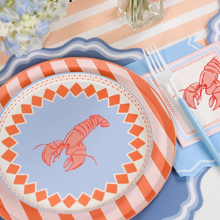 Light Blue Celebration Chic Guest Towels