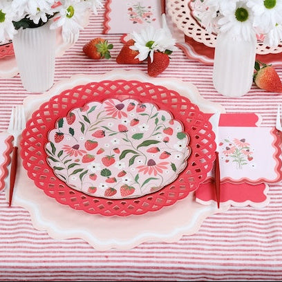 Sweet Berry Patch Strawberry Cocktail Napkins