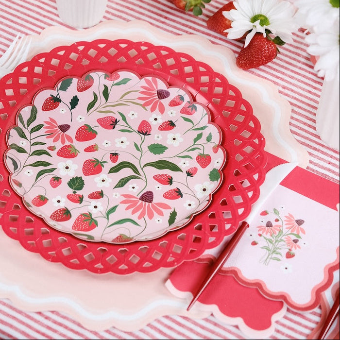 Sweet Berry Patch Strawberry Cocktail Napkins
