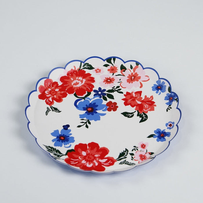 Summer Floral Dessert Plates