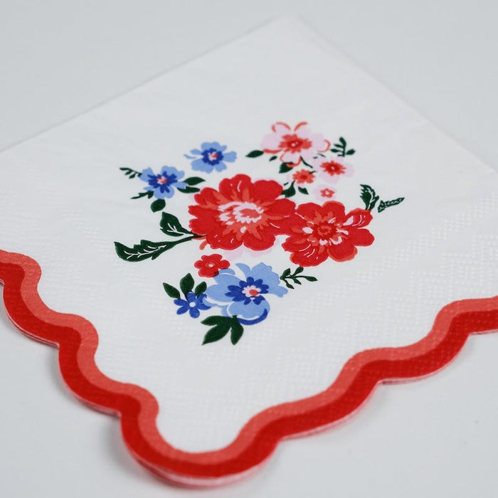 Summer Floral Cocktail Napkins