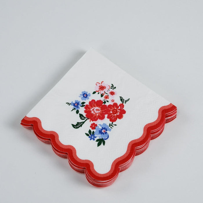Summer Floral Cocktail Napkins