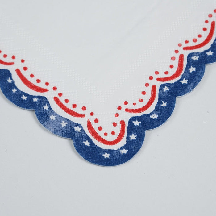 4th of July Patriotic Cocktail Napkin