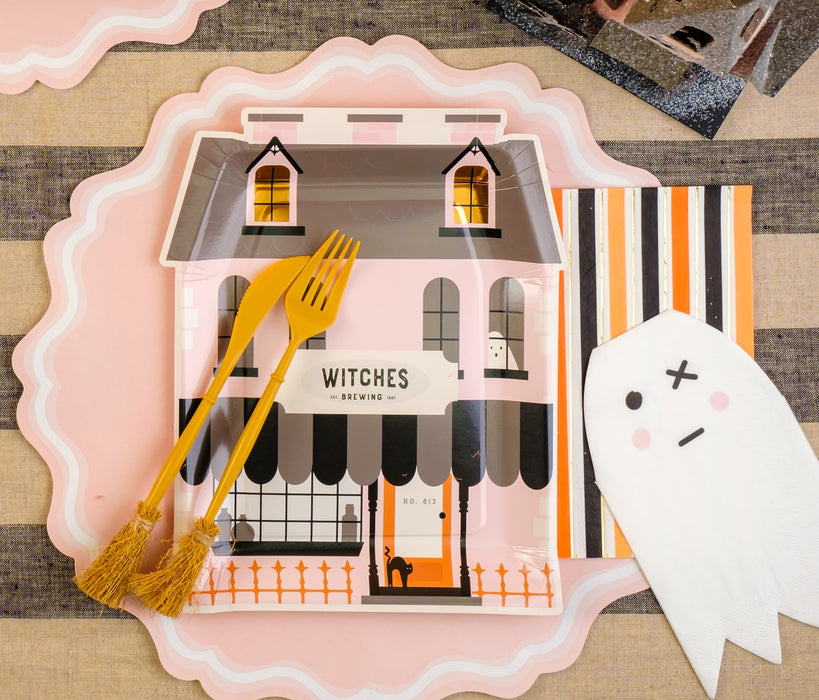 Haunted House Shaped Plate Set