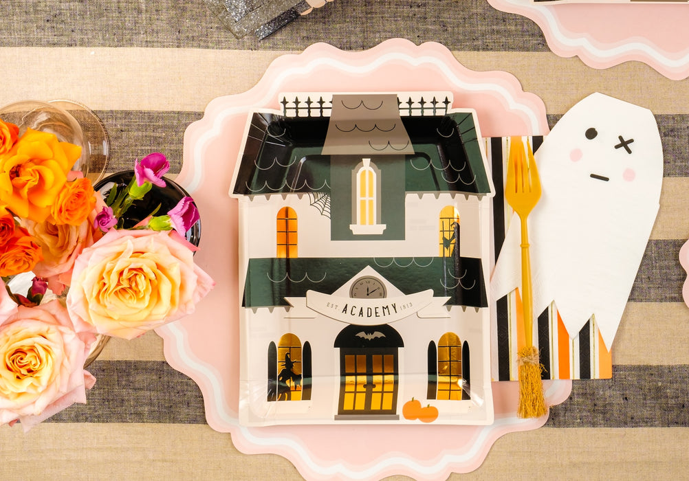 Haunted House Shaped Plate Set
