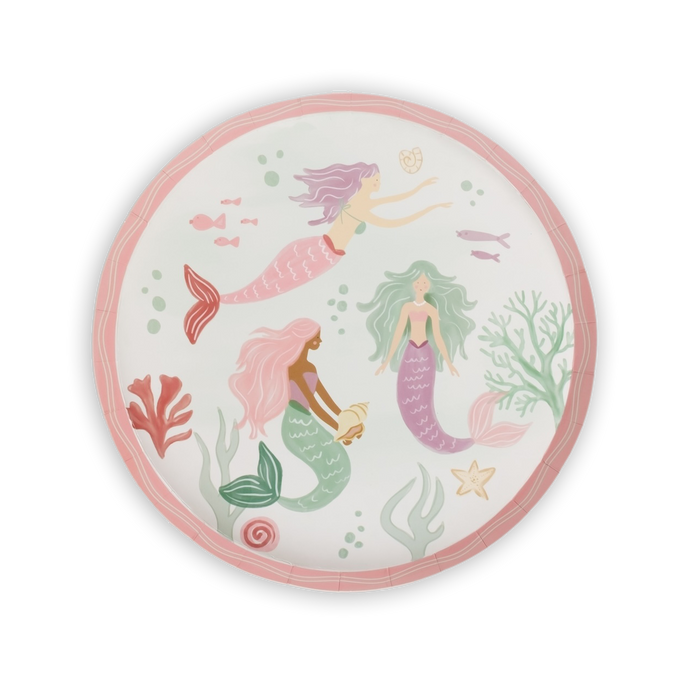 Mermaid Dessert Plates
