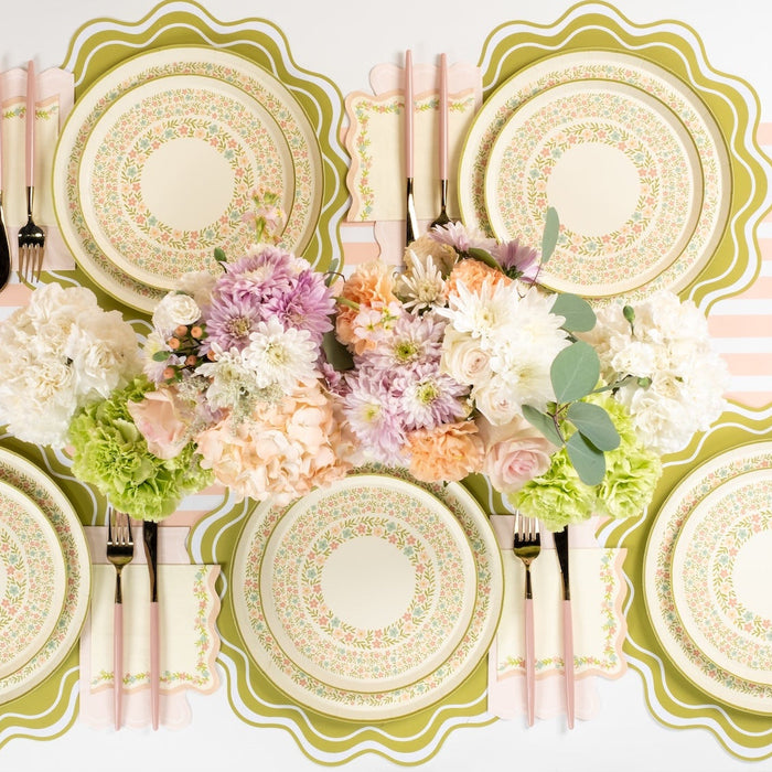 Floral Meadow Beverage Napkins