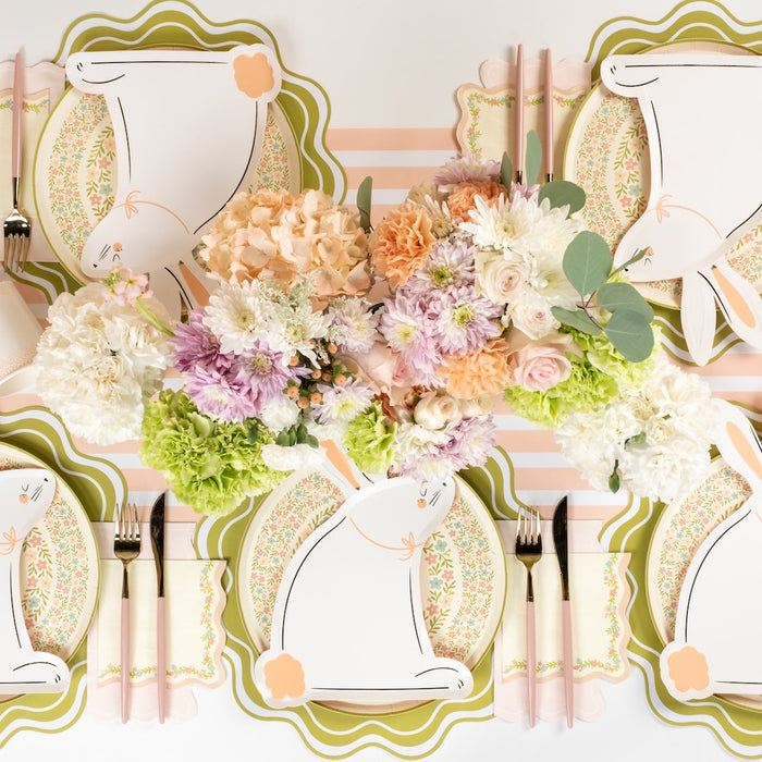 Dusty Rose & Gold Assorted Plastic Cutlery Set