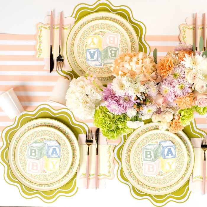 Baby Blocks Beverage Napkins