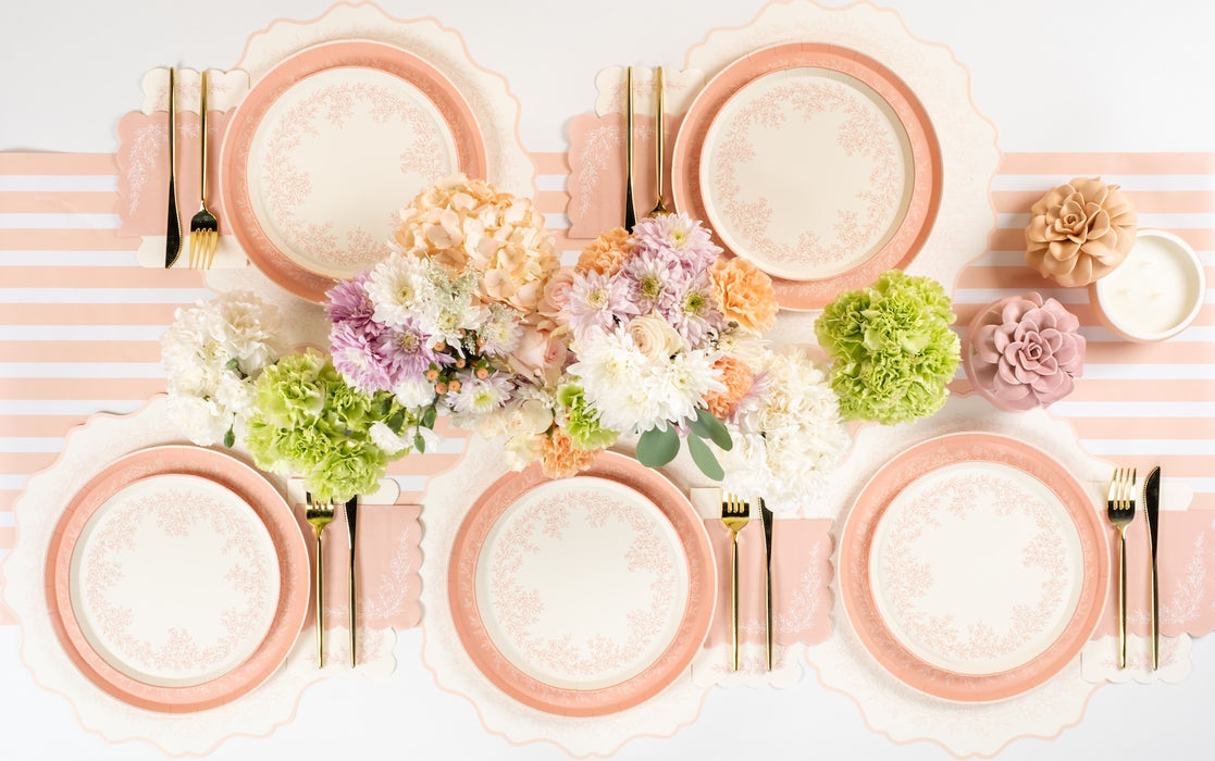 Pink Floral Elegance Party Kit