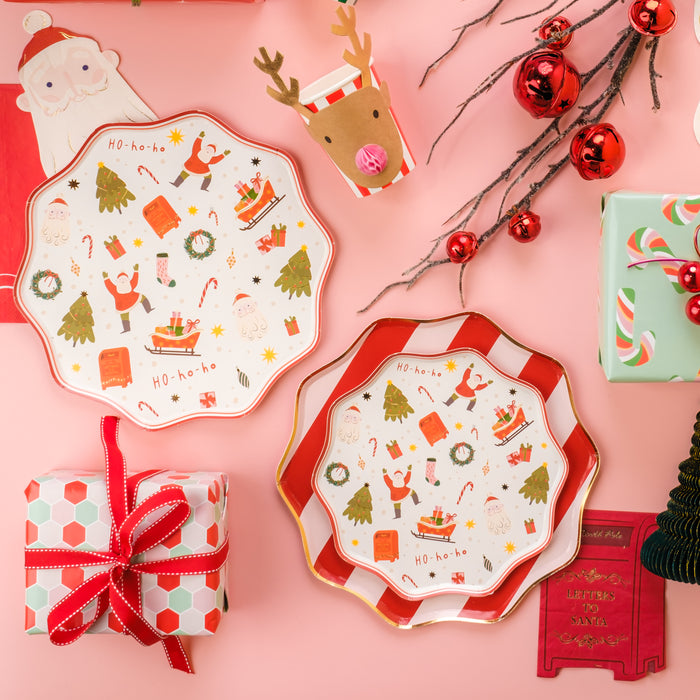 Christmas Cheer Dinner Paper Plates