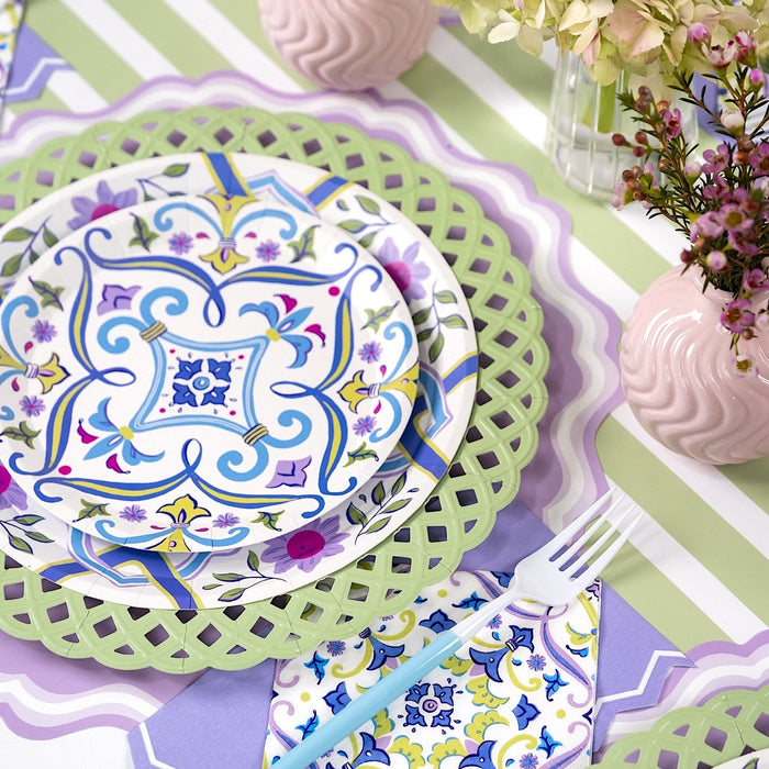 English Garden Dessert Plates