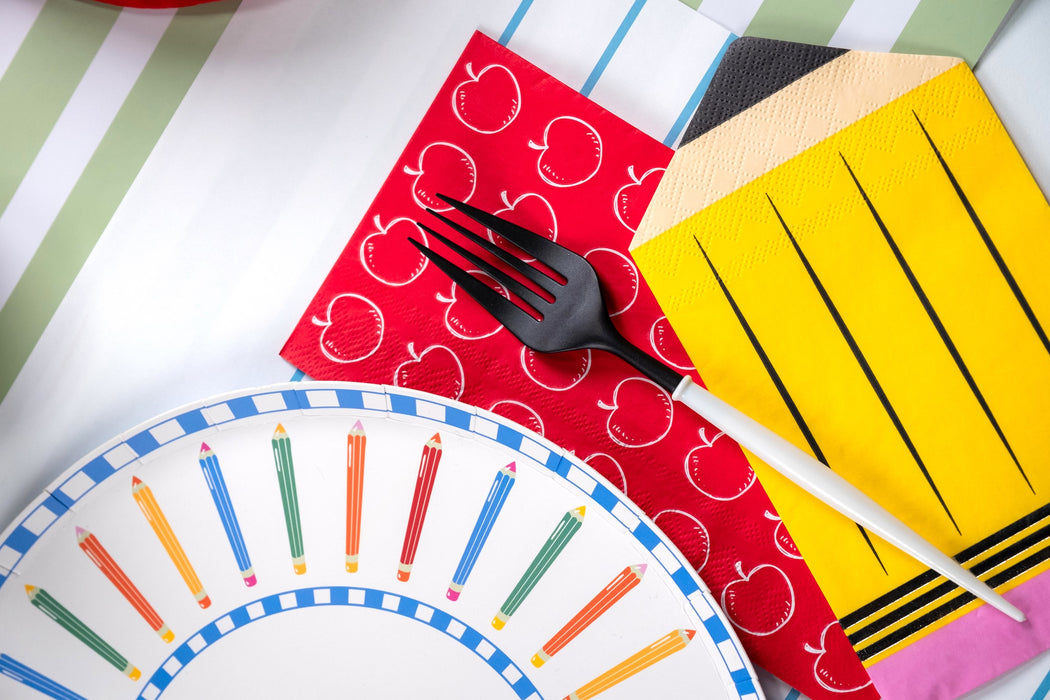 Pencil Dinner Plates