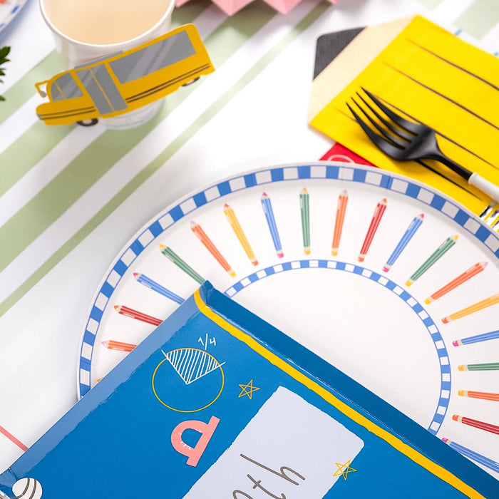 Pencil Dinner Plates