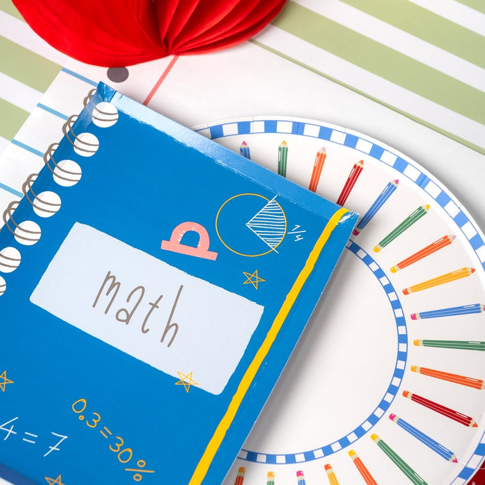 Pencil Dinner Plates