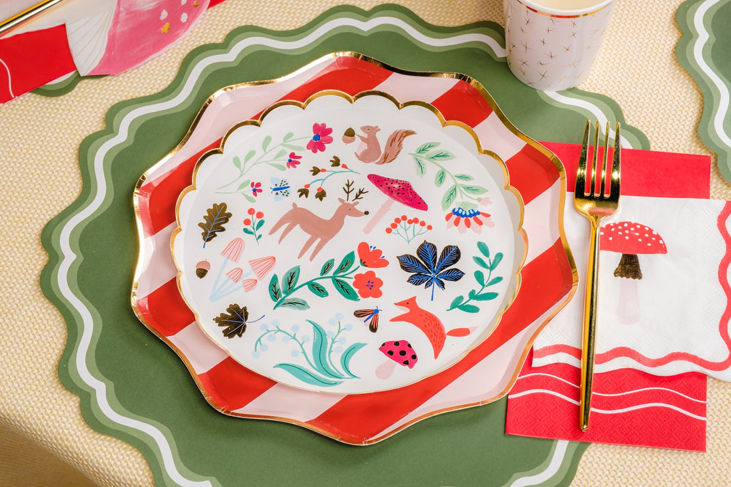 Merry Mushrooms Small Napkins