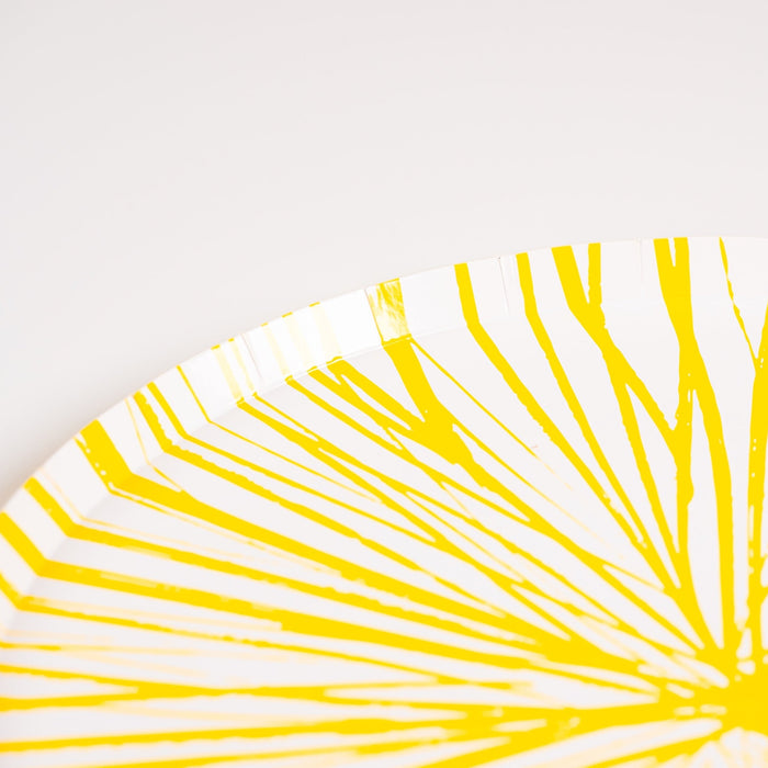 Yellow Radiance Dinner Plates