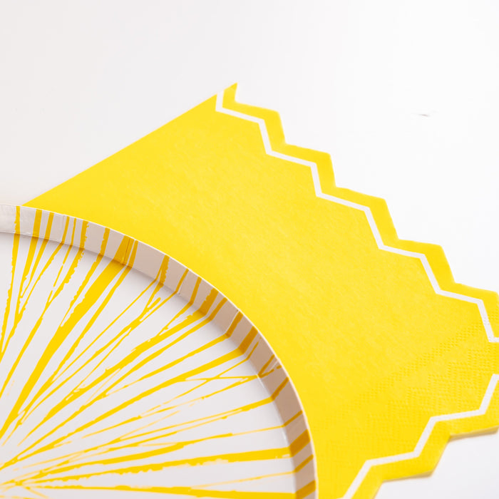 Yellow Celebration Chic Guest Towels