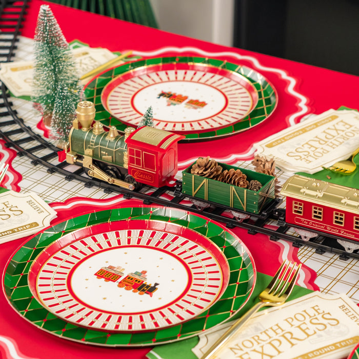 North Pole Express Ticket Napkin