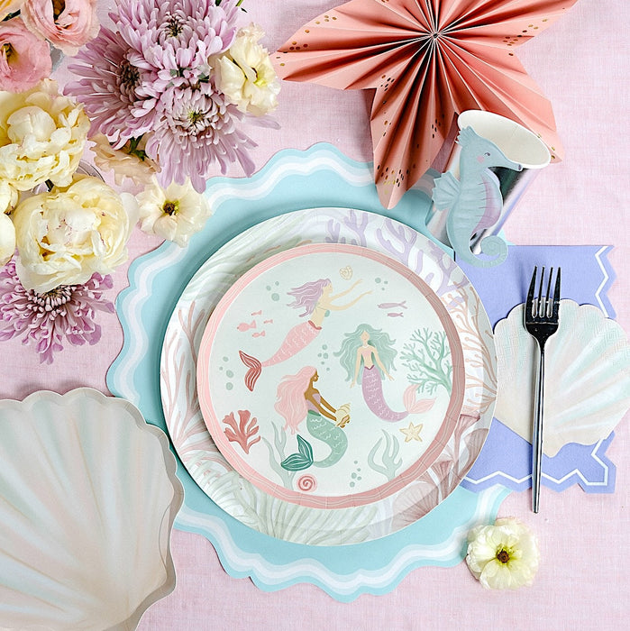 Mermaid Dessert Plates