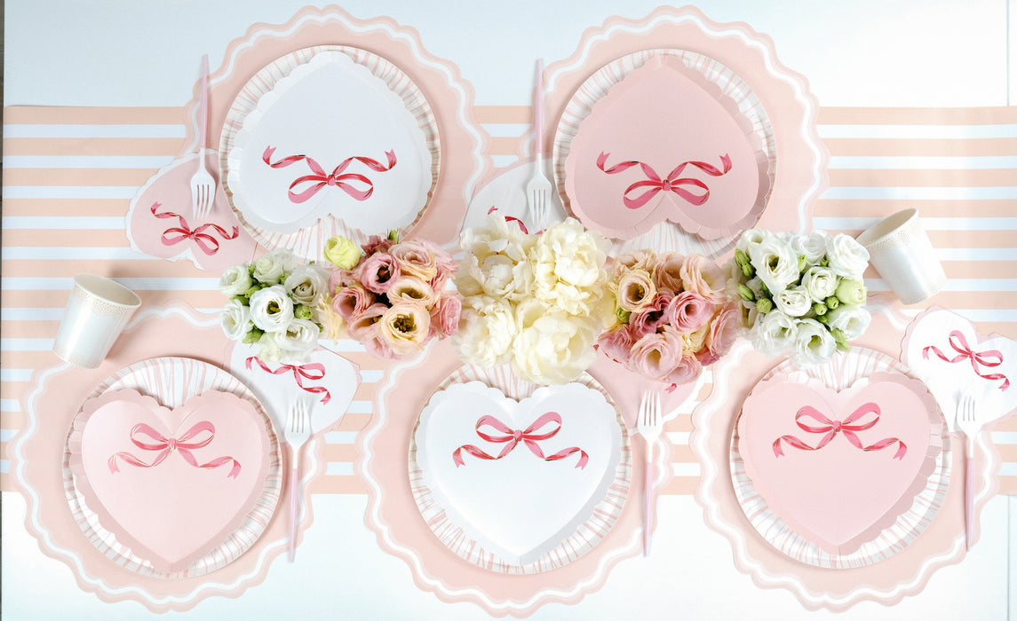 Coquette Heart Plates