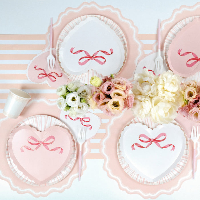 Coquette Heart Plates