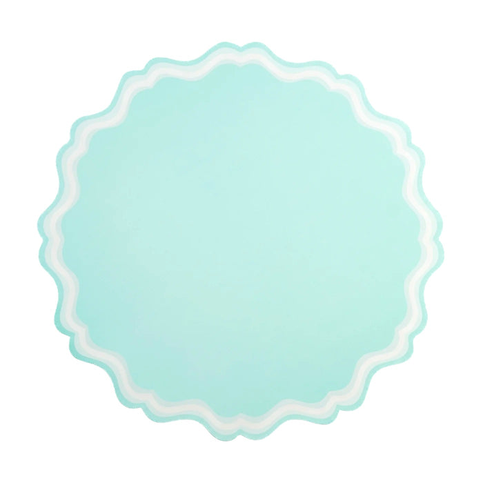 Mint Fancy Scallop Placemat