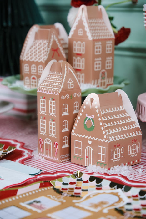 Gingerbread House Advent Treat Boxes