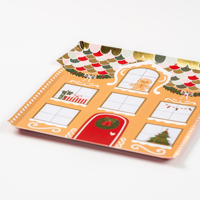 Gingerbread House Shaped Plates
