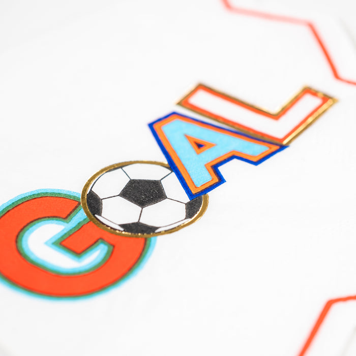 Soccer GOAL Beverage Napkins