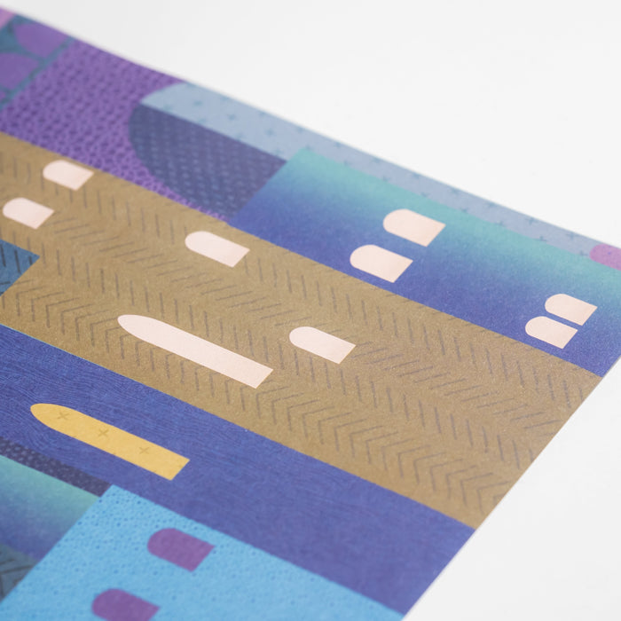 Nativity Cityscape Paper Placemats