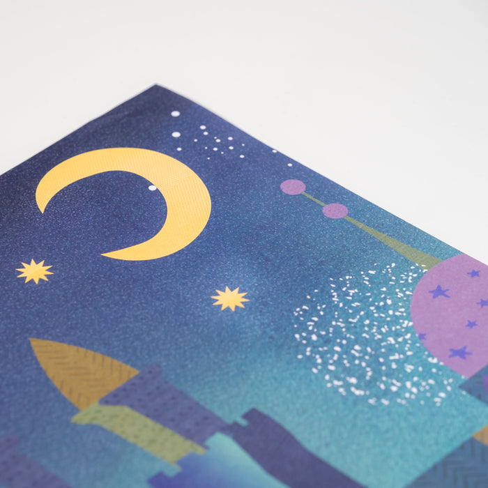 Nativity Cityscape Paper Placemats