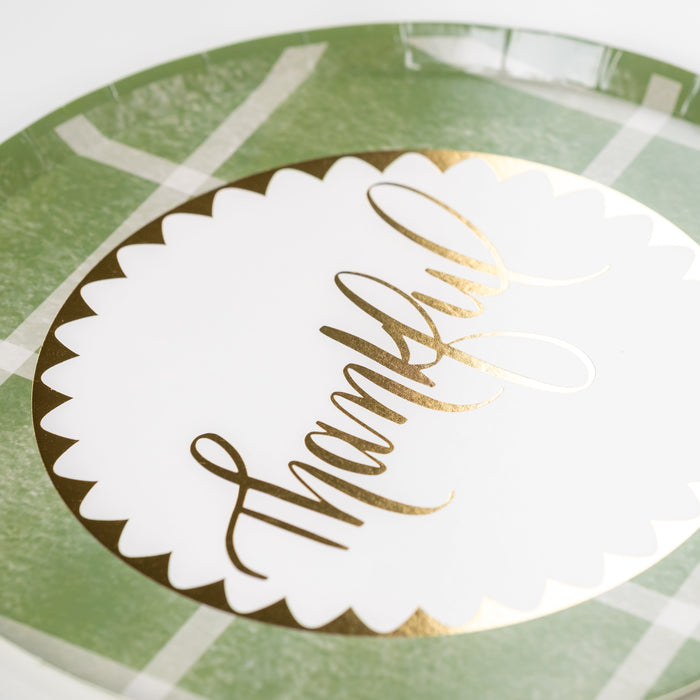 Harvest Thankful Dessert Plates