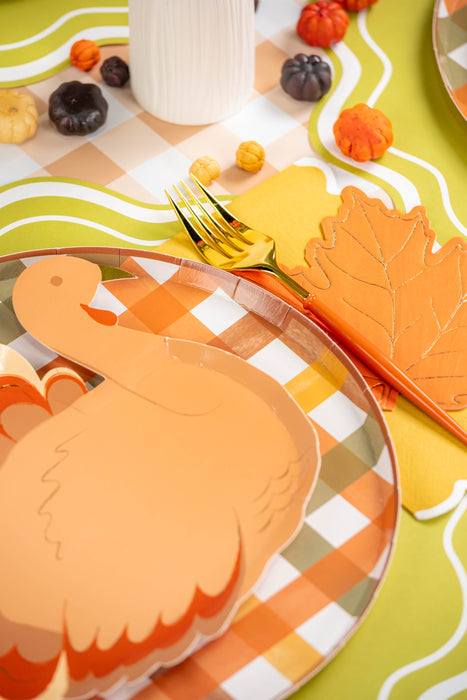 Harvest Plaid Dinner Plates