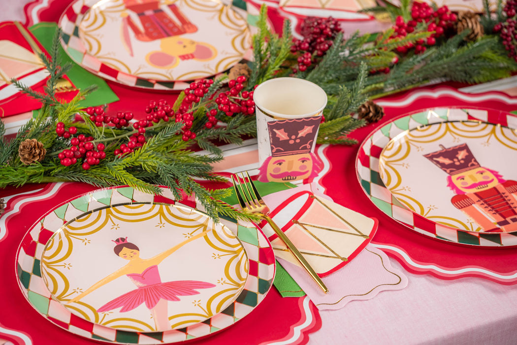 Nutcracker Dessert Plates