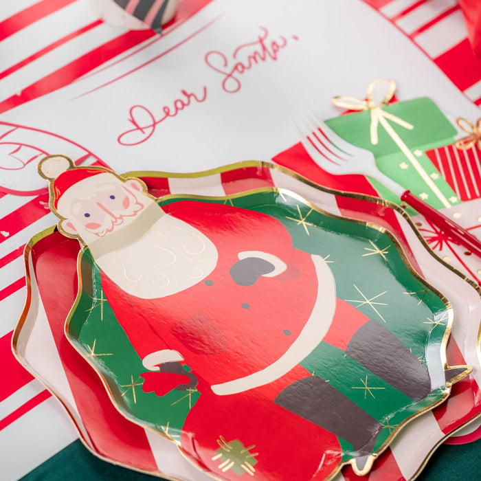Santa's Cheer Dessert Plates