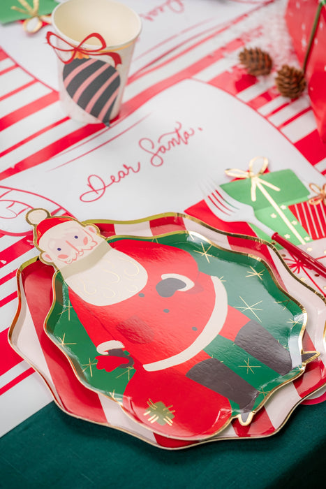 Santa's Cheer Dessert Plates