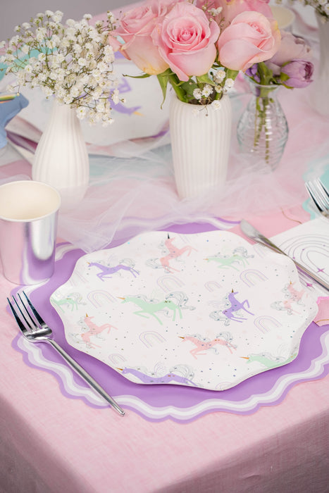 Lavender Fancy Scallop Placemat