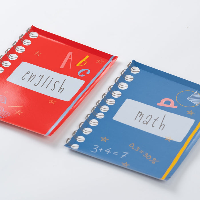 School Days Notebook Dessert Plates