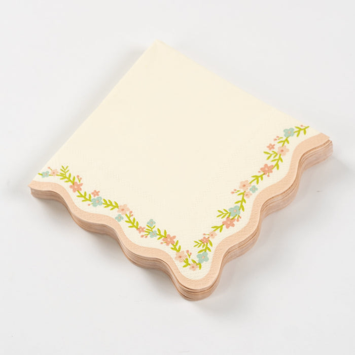 Floral Meadow Beverage Napkins